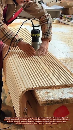 Flexible Wood Panel Technique That Bends Perfect Curves Without Cracking