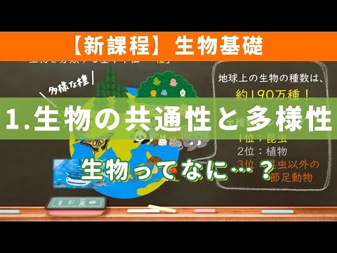 [Basic Biology] 1. Commonalities and Diversity of Living Things