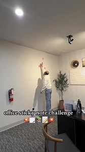 Productivity? Sure. Sticky note challenge? Absolutely. 🤪📒 #OfficeVibes #FunAtWork #ChallangeAccepted #StickyNotes #OfficeFun | Rock Creek at Hollow Tree