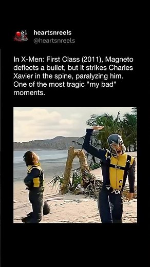 X-Men: First Class (2011): Magneto Deflects a Bullet… Into Xavier