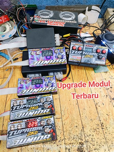 Upgrade Modul Terbaru produk Kami Memiliki Tampilan Yang Berbeda Dari Yang Ada Dan Fitur Lebih Komplit Jangan Sampai Terpengaruh Dengan Mengatas Namakan JUNIOR VARIASI Karena Tampilan Display Kami Amat Sangat Berbeda Info Pembelian Resmi : @TUPAI BALAP @SihitamManis @Devil airhorn @BudakTayar @ᗰᗩ丅ᖇᎥᔕ_ᗰᗴᒪᗩᛕᗩᑌ @Denz motor @Sipanda_2NR @sahabat.babyblackstyle @Agungchanel#0795 @gesang_728 DLL