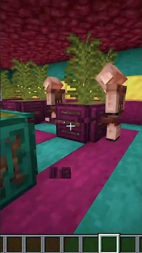 SECRET BEHIND PIGLINS GOLD RESERVES #shorts #minecraft
