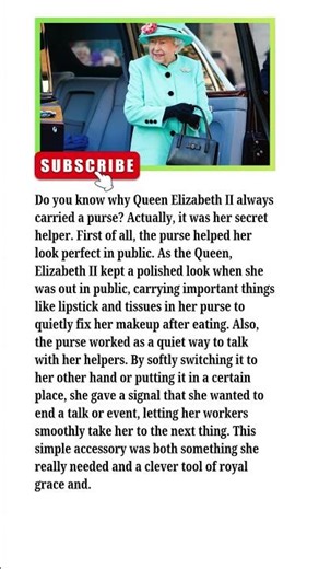 The Real Reason Queen Elizabeth Always Carried Her Iconic Handbag