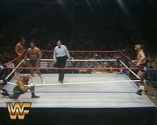 1M views · 19K reactions | On March 17, 1984 on WWF Championship Wrestling, Rocky Johnson & Tony Atlas (known as The Soul Patrol) easily retain their WWF World Tag-Team Championships against some local talents. Johnson’s 11-year year old son Dwayne (later known as "The Rock") is shown in the crowd cheering on his father before the match gets underway. | Davenport Sports Network | Facebook