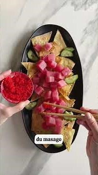 POKE NACHOS! Sushi à partager #recette #airfryer