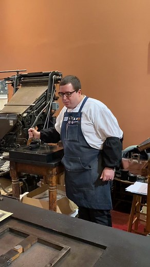 January 23rd is National Pie Day! This is not to be confused with Pi Day, which we will be observing on March 14th. The American Pie Council created National Pie Day in 1986 and no matter how you slice it, pie is one of our nation’s favorite desserts. For today, Jared letterpress printed a small photo engraving that he received recently from a coworker at the Sacramento History Museum. This print depicts a loaf of bread and a fresh baked pie. This was printed with black rubber base ink using our