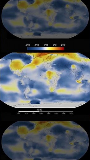 Global heating over time visualised - NASA Science