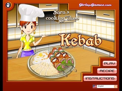 Play Sara's Cooking Class Kebabs Walkthrough