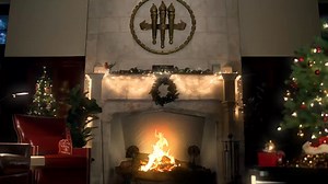 Enjoy some FSU holiday spirit with this cozy Beth Moor Lounge fireplace scene. 🪵🔥🎄 Find the full video at https://youtu.be/X5_D11Njnk0?si=ND54uhxjh15o63uA | Florida State University