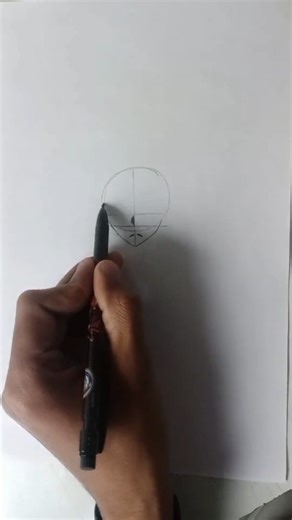 how to draw anime circle face sketch #drawing