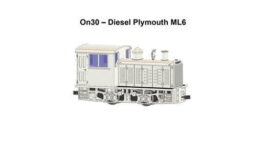 On30 - Diesel Plymouth ML6 With Bachmann Streetcar Mechanism - Etsy
