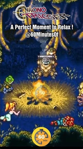 Chrono Trigger (1995/SNES) | Secret of the Forest Music Loop, A Perfect Moment to Relax 🌲🔥🎶