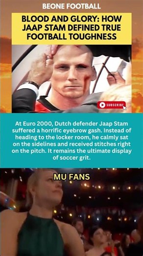 How Jaap Stam Defined Football Toughness at Euro 2000 🛡️⚽ #shorts #JaapStam #FootballHistory
