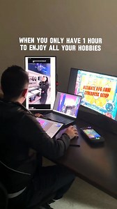 4.3K views · 27 reactions | Multi-multi-multi tasking! ️掠 Your setup anything like this?? #Multitasking | ASUS | Facebook