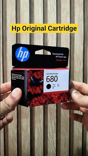Hp 680 Black Colour Printer Cartridge Unboxing And Review #printercartridge