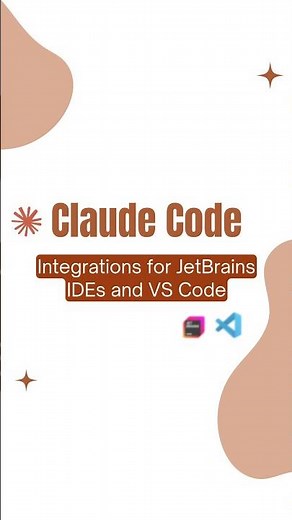 💻 Claude Code IDE integrations for JetBrains IDEs and VS Code #coding #ai #aicoding #anthropic
