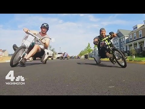 Drifter Dads Club brings adult big wheels to Virginia streets in style