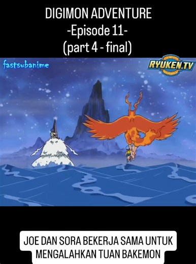 Digimon Adventure Eps 11 (Part 4 - final) #digimon #anime #movie #digimonadventure #fyp