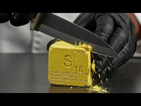 Golden Block Is Sulfur