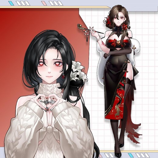 Fully Rigged Vtuber Model: Ready to Use Live2d for Vtube Studio (digital Download - Etsy