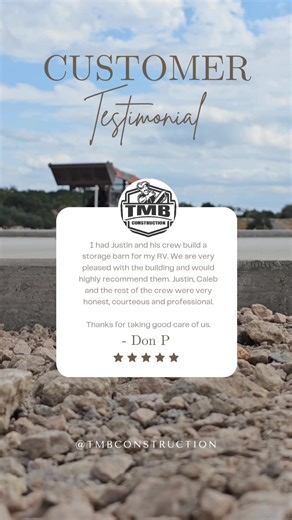 We're thrilled to share this glowing 5-star review! A huge thank you to our incredible team for their dedication to excellence. We value honesty and professionalism in every project, and it's rewarding to hear our clients appreciate it! #CustomerSatisfaction #Quality #ThankYou #Review #Team #Dedication #Excellence #Value #Construction #metalbuildings