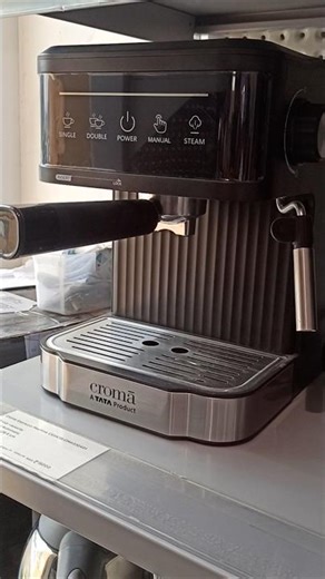 Croma espresso coffee machine CRSK18LCMA032401 semi automatic coffee maker review in Hindi
