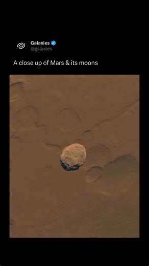Galaxies on Instagram: "Mars has two small, irregularly shaped moons, Phobos and Deimos, thought to be captured asteroids, named for the Greek mythological figures of fear and terror, companions to the god of war (Ares/Mars). Phobos orbits very close and fast, spiraling inward to eventually break apart, while Deimos is farther out and slower, appearing more star-like. Simulation via Space Engine"