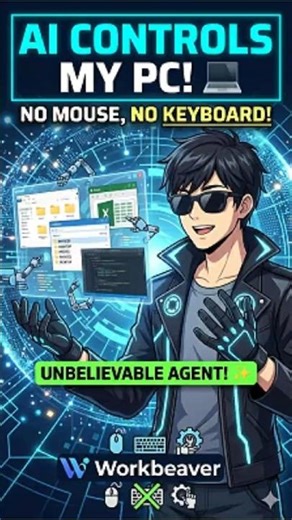 Workbeaver AI Tutorial 🤖 | AI That Controls Your PC Automatically!