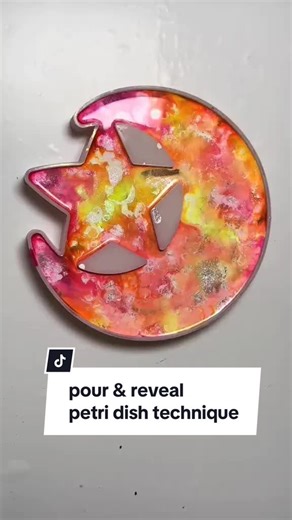 Epoxy Resin Petri Dish Technique: Moon and Star Tray