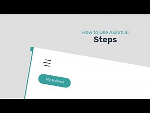 How to use the steps found in Axiom.ai (Part one)