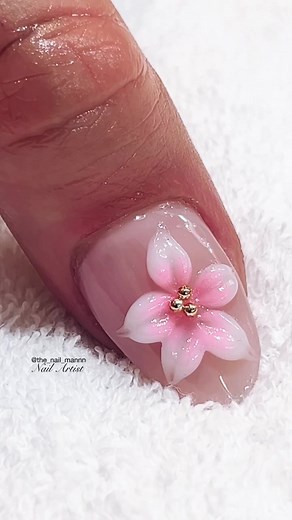 3D Flower Nail Art Tutorial for Beginners