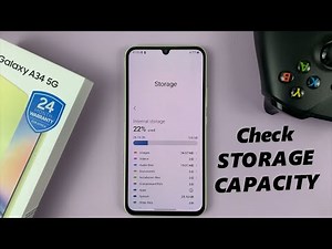 How To Check Internal Storage Capacity In Samsung Galaxy A34 5G