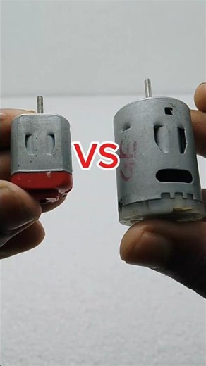 Small DC Motor vs Large DC Motor #shortvideo #experiment #trending #science