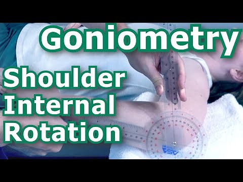 Goniometry - Shoulder Internal Rotation