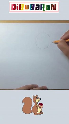 How to draw a Chipmunk step by step | Easy drawing | Quick draw