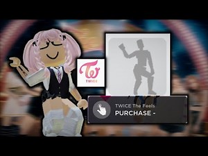 Roblox New KPOP EMOTE | TWICE The Feels Dance | Twice Square