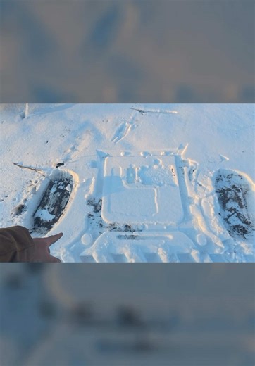 Interesting Finds While Crushing Cars in the Snow