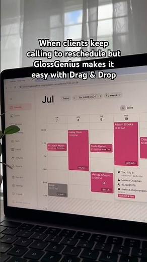 Salon and spa scheduling made easy 📆 #salon #spa #beautybusiness #appointmentscheduling