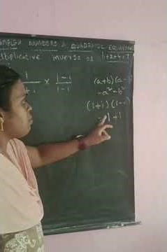 how to find the multiplicative inverse of a given complex numbers