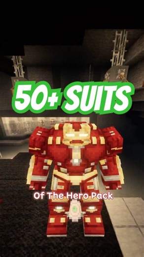The BEST Iron Man mod!? #minecraft #shorts #marvel