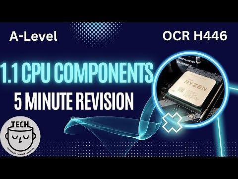 A-Level Computer Science - CPU Components in 5 minutes - OCR H446