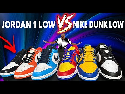 SNEAKER BATTLE: AIR JORDAN 1 LOW VS NIKE DUNK LOW REVIEW | Which One Is For You?
