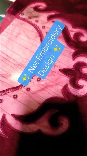 ✨ Premium ✨ Net ✨ Embroidery ✨ Design ✨Beautiful Machine Embroidery ✨#FashionEmbroidery#viral 🌼🌸😍