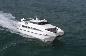[Hot Item] 22m Aluminium 150persons Catamaran Sea Coastal Passenger Ferry Boat for Sale