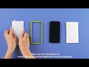 Tutorial丨How to Install the Tempered Glass Screen Protector Using an Applicator in One Minute