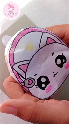 PAPER SQUISHY bag #shorts #viralshorts #diy#papersquishy #craft #creative #satisfying
