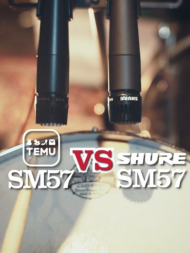 Comparing SHURE SM57 and TEMU SM57 Microphones