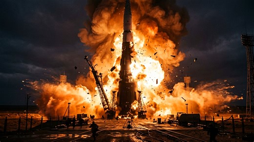 The Soviet space program was crumbling and its cosmonauts were still orbiting Earth