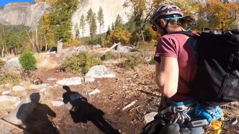3,000 feet of free climbing on El Capitan