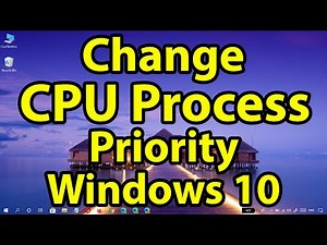Change CPU Process Priority for Windows 10 Apps